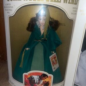 Green Collectible Doll with Wand